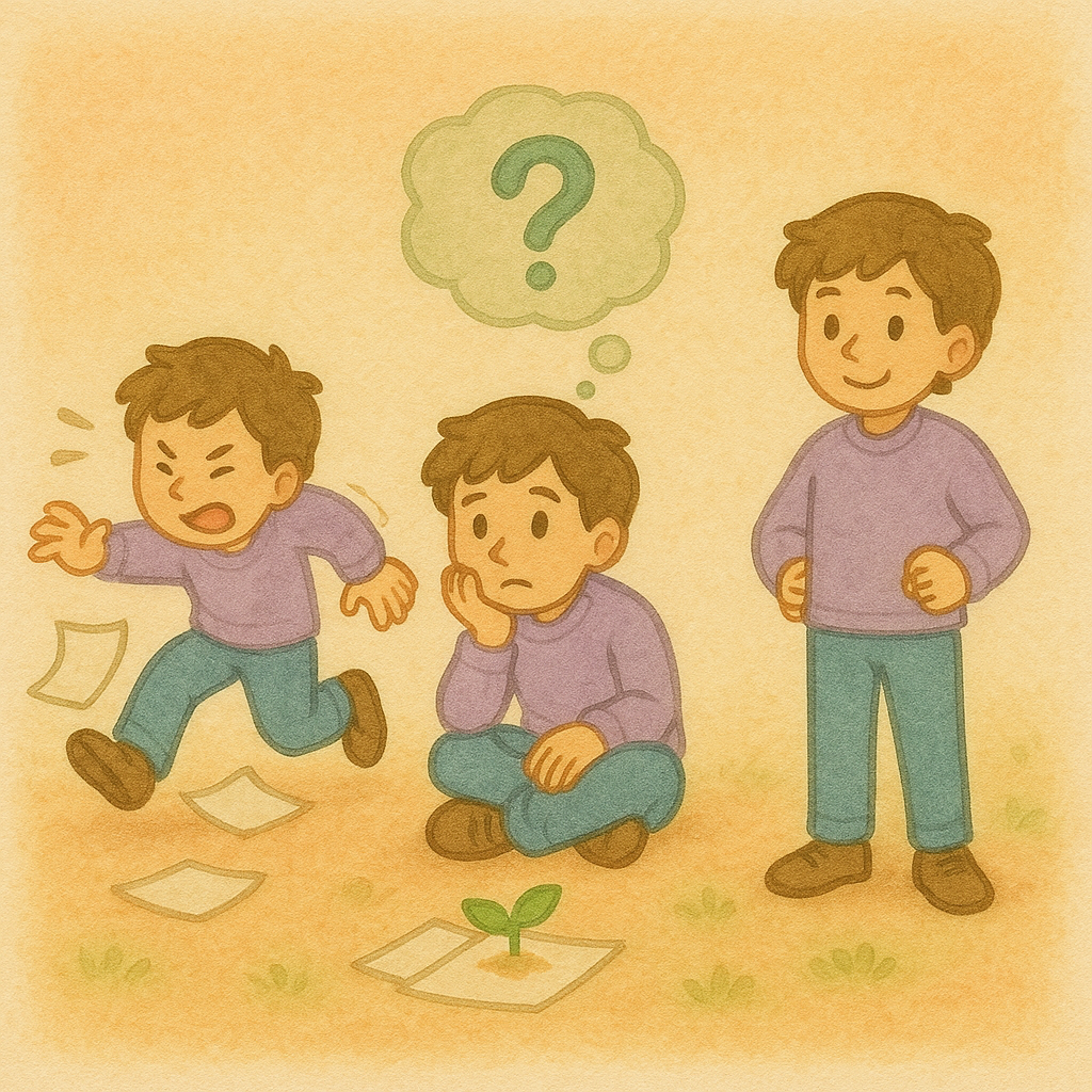 失敗から成長する様子